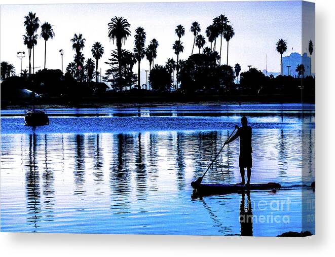 San Diego Canvas Print featuring the photograph Blue Lagoon by Darcy Dietrich