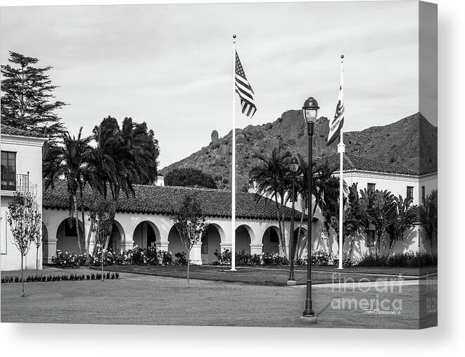 California State University Canvas Print featuring the photograph Cal State University Channel Islands University Hall by University Icons