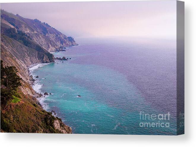 Pacific Coast Highway Canvas Print featuring the photograph 0743 California Pacific Coast Road Trip by Amyn Nasser