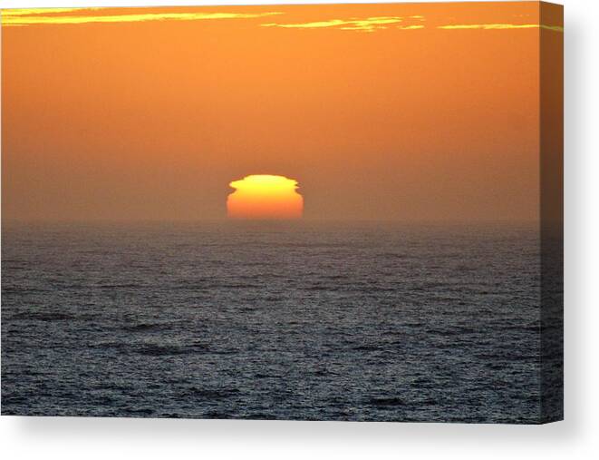Sunset Canvas Print featuring the photograph California Sunset by FD Graham