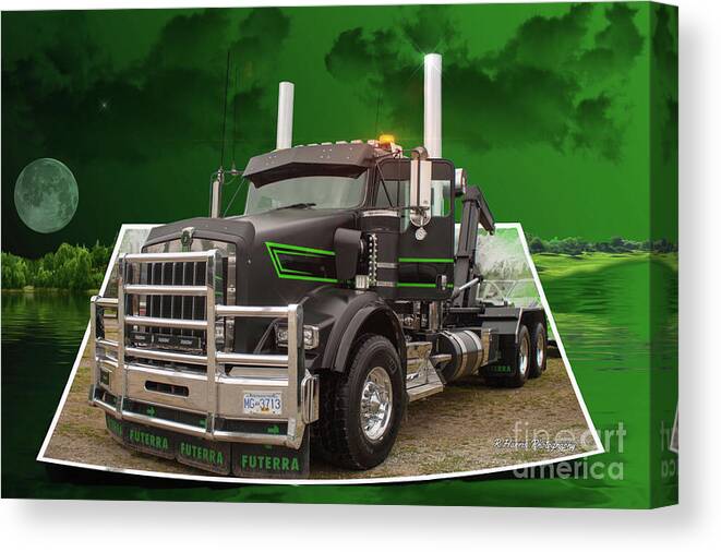 Big Rigs Canvas Print featuring the photograph Catr9415-19 by Randy Harris
