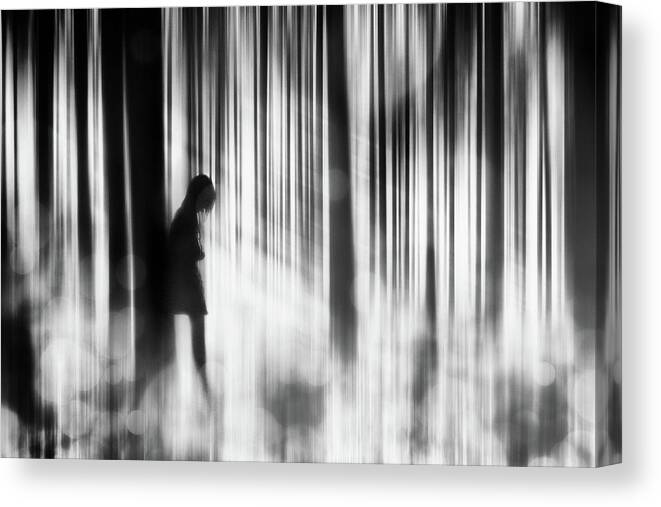 Contrast Canvas Print featuring the photograph Caught In The Sorrow by Stefan Eisele