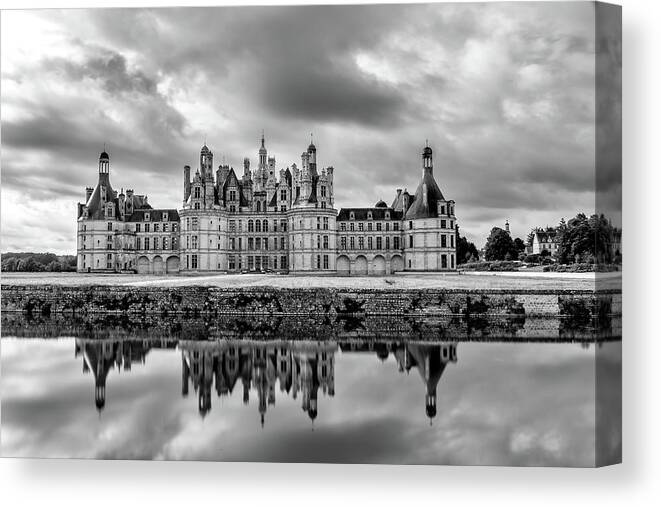 Castle Canvas Print featuring the photograph Chambord by Christophe Verot