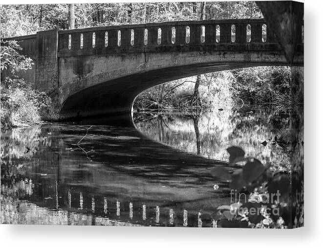 Chapel Canvas Print featuring the photograph Chapel Hill Bridge by Judy Wolinsky