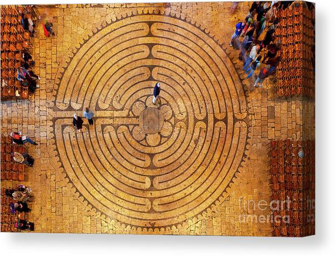 Samunshi Wandtattoo Labyrinth von Chartres   25 Farben 4 Größen