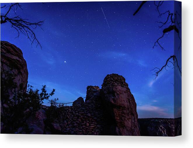 Chiricahua Mountains Canvas Print featuring the photograph Chiricahua National Monument Observatory by Dennis Swena