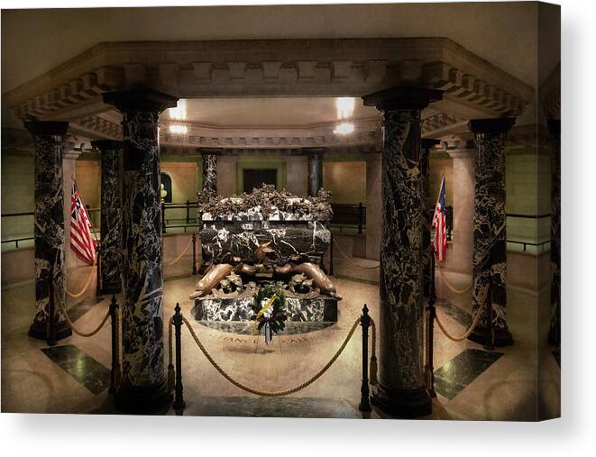 Annapolis Canvas Print featuring the photograph City - Naval Academy - Crypt of John Paul Jones by Mike Savad