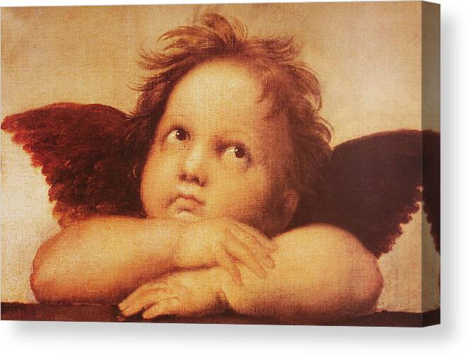 Classic Cherub One
Religious 
Angel
Illustration Canvas Print featuring the Classic Cherub One by Vintage Apple Collection