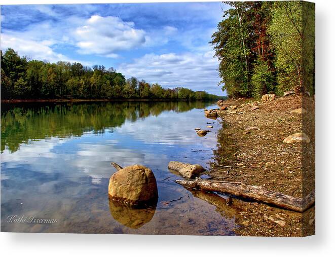 Autumn Canvas Print featuring the photograph Clear Skies by Kathi Isserman
