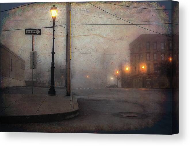 Digital Effects Canvas Print featuring the digital art Close Quarters by Jim Ford
