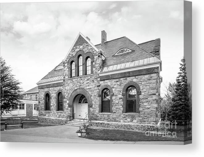 Colgate University Canvas Print featuring the photograph Colgate University Old Biology by University Icons
