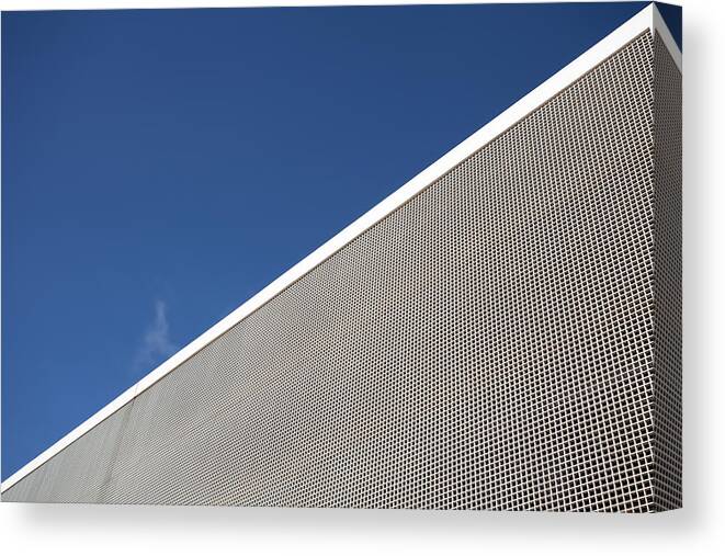 Shadow Canvas Print featuring the photograph Concrete Background Facade by Brasil2