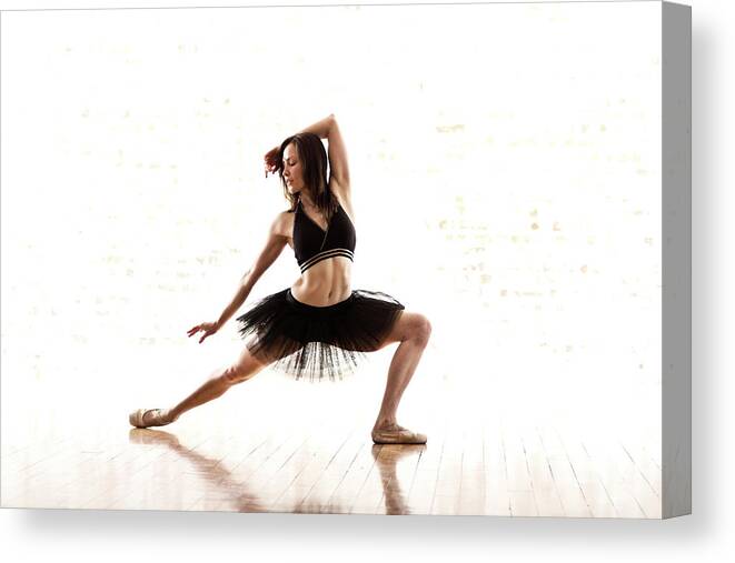 Expertise Canvas Print featuring the photograph Contemporary Ballet Dancer by Phil Payne Photography