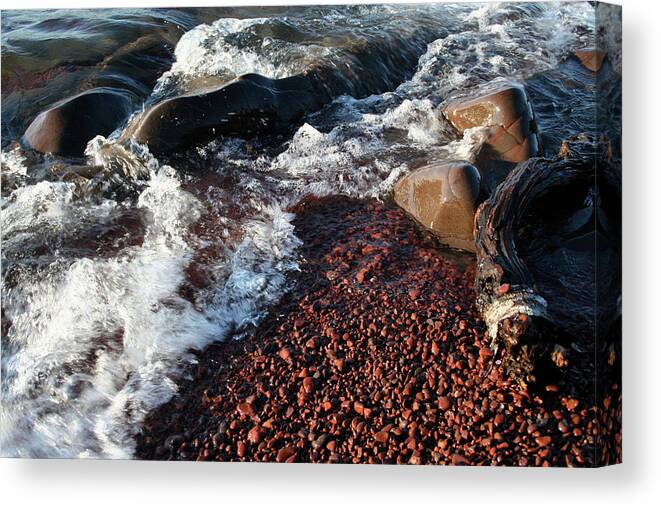 Copper Rock Inflow Canvas Print featuring the photograph Copper Rock Inflow by Dylan Punke