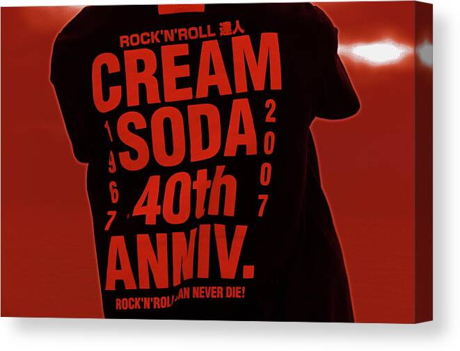 T-shirt Canvas Print featuring the photograph Cream Soda T-Shirt by Marty Klar