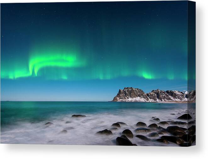 Curtains Canvas Print featuring the photograph Curtains by Michael Blanchette Photography