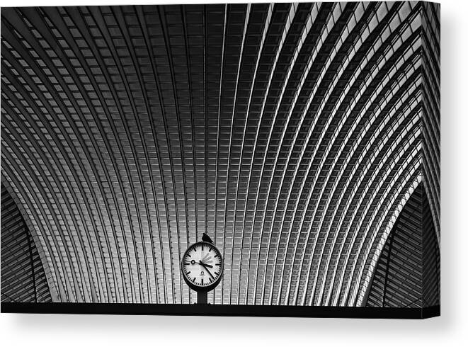 Architecture Canvas Print featuring the photograph Curvature Of Spacetime by Rainer Inderst
