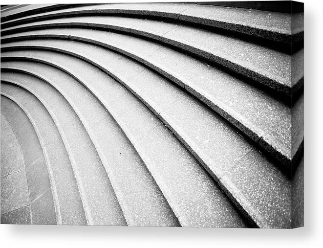 Steps Canvas Print featuring the photograph Curved Steps by Urbancow
