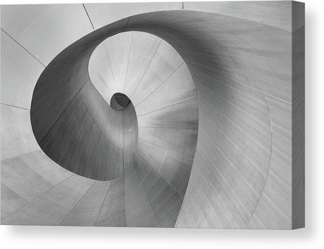 Architecture Canvas Print featuring the photograph Curves by Bo Chen