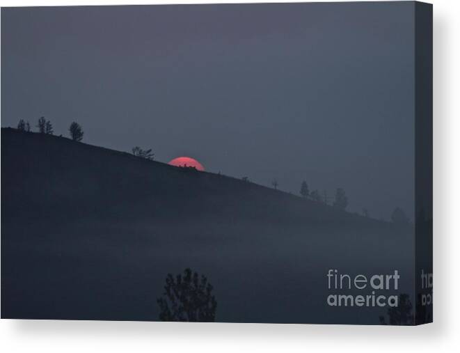 Sunrise Canvas Print featuring the photograph Day Break by Ann E Robson