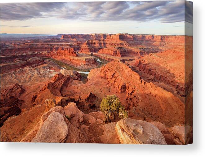 Dead Horse Point Canvas Print featuring the photograph Dead Horse Point by Wasatch Light