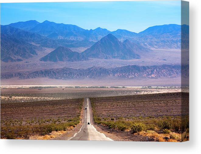 Scenics Canvas Print featuring the photograph Death Valley National Park by Walter Bibikow