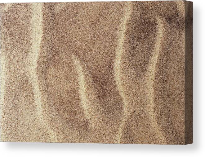 Wind Canvas Print featuring the photograph Desert Sand Patterns by Joanna Mccarthy
