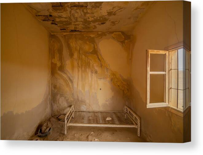 Room Canvas Print featuring the photograph Deserted In The Desert by Joshua Raif