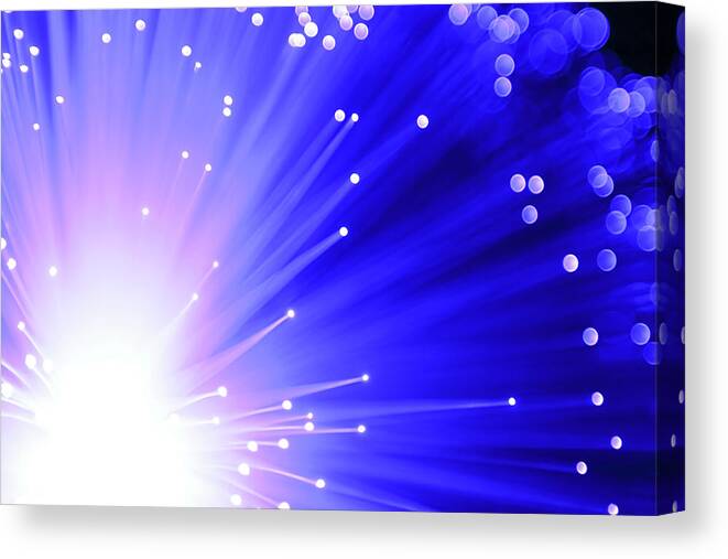Internet Canvas Print featuring the photograph Digital Explosion by Ramberg