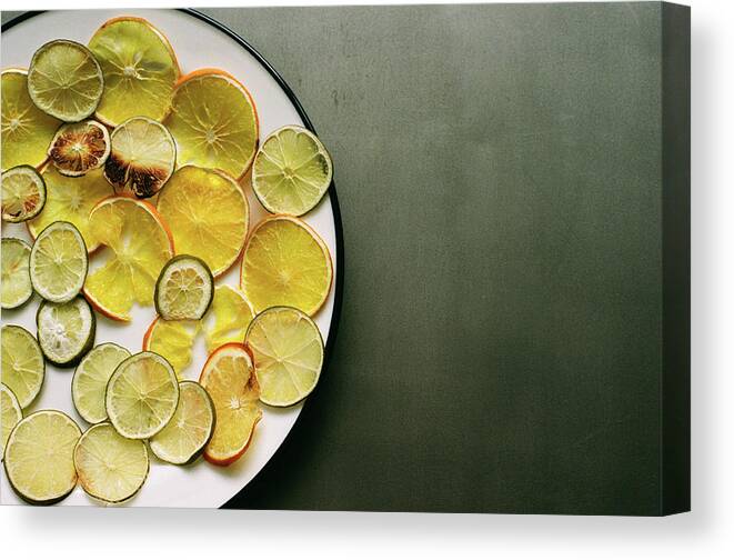 Dried Lemon Slices Canvas Print / Canvas Art by Lin Yu Wei 