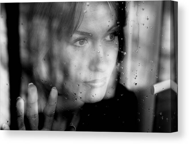 Portrait Canvas Print featuring the photograph Emotions by Nothing_personal