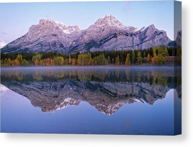 Canada Canvas Print featuring the photograph Fall at Wedge Pond by Catherine Reading
