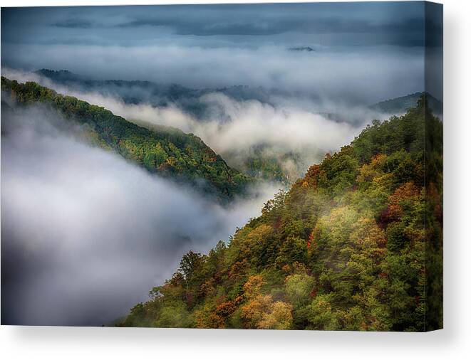 Tranquility Canvas Print featuring the photograph Fall In West Virginia by Chen Su