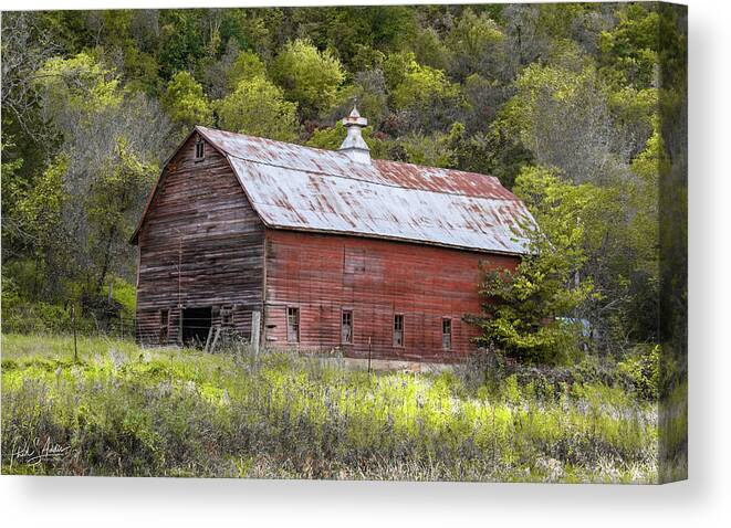 Barn Canvas Print featuring the photograph Fatigued by Phil S Addis