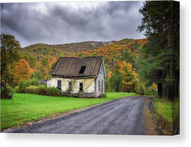 Vermont Canvas Print featuring the photograph Forgotten by Rick Berk