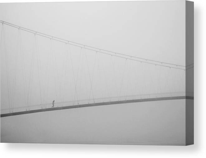 Architecture Canvas Print featuring the photograph From Distance by Krunoslav
