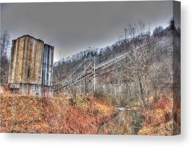 Gary West Virginia Canvas Print featuring the photograph Gary West Virginia by Greg Smith