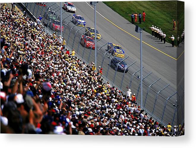 People Canvas Print featuring the photograph General View by Robert Laberge