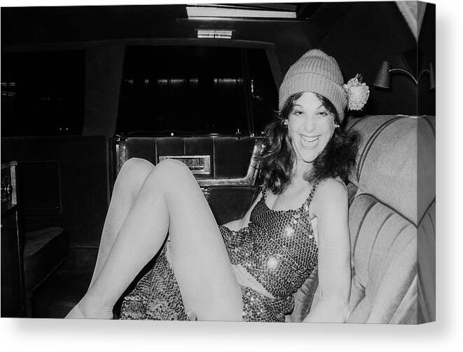 Sequin Canvas Print featuring the photograph Gilda Radner by Art Zelin