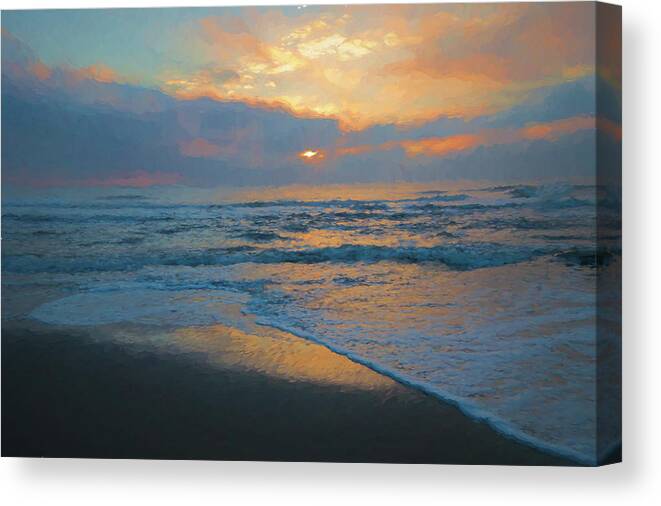 Digital Painting Canvas Print featuring the digital art Glimmer of Hope by Jim Ford