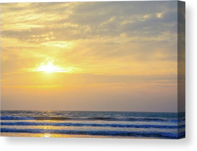 Golden Hour Canvas Print featuring the photograph Golden Blue @ Golden Hour by Local Snaps Photography