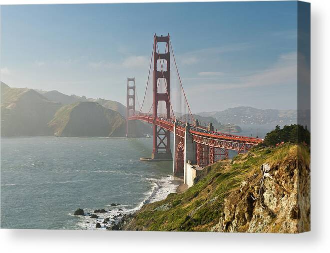 San Francisco Canvas Print featuring the photograph Golden Gate Bridge by Ian Morrison