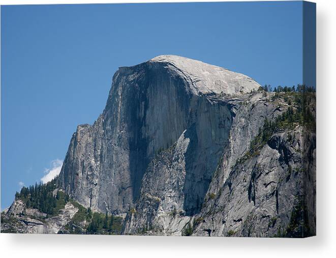 Mariposa County Canvas Print featuring the photograph Half Dome by Luevanos