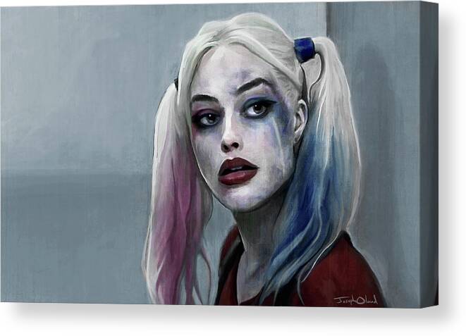Harley Quinn - Suicide Squad Canvas Print / Canvas Art by Joseph Oland -  Pixels Canvas Prints
