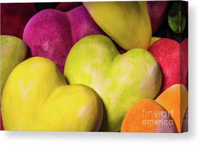 Heart Canvas Print featuring the photograph Heart, sweet heart... by Lyl Dil Creations