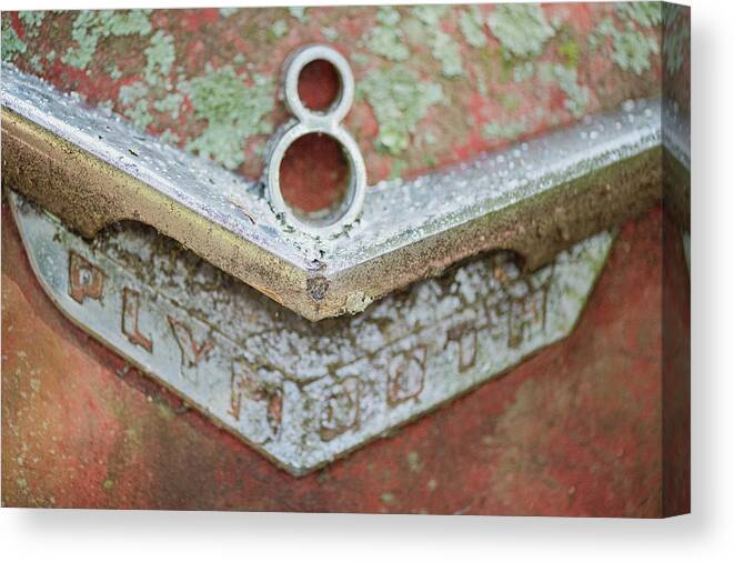 Old Car Canvas Print featuring the photograph Hood ornament #3 by Minnie Gallman