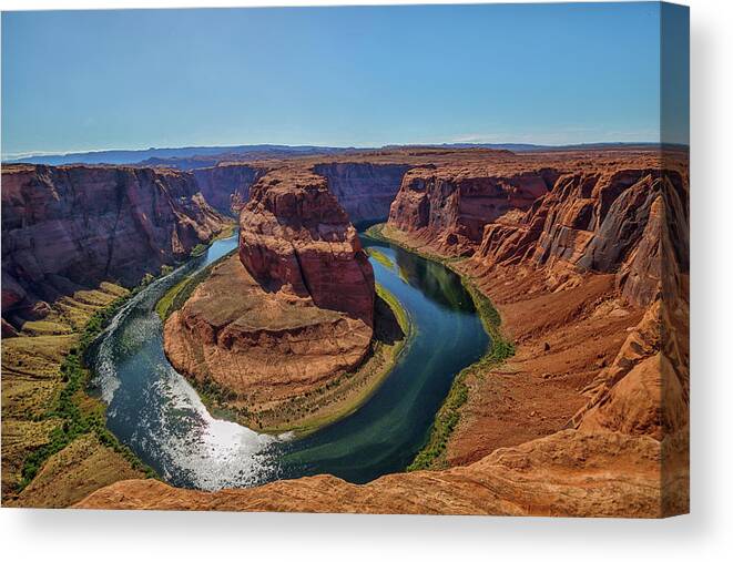 Horseshoe Bend Canvas Print featuring the photograph Horseshoe Bend by Marisa Geraghty Photography