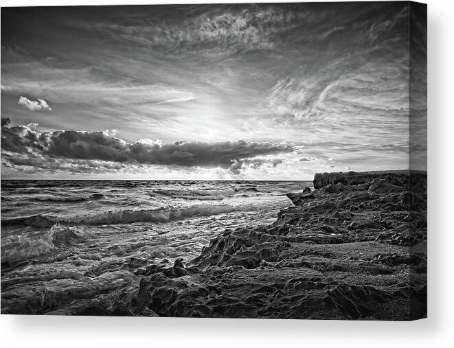 Stuart Canvas Print featuring the photograph House of Refuge Beach 3 by Steve DaPonte