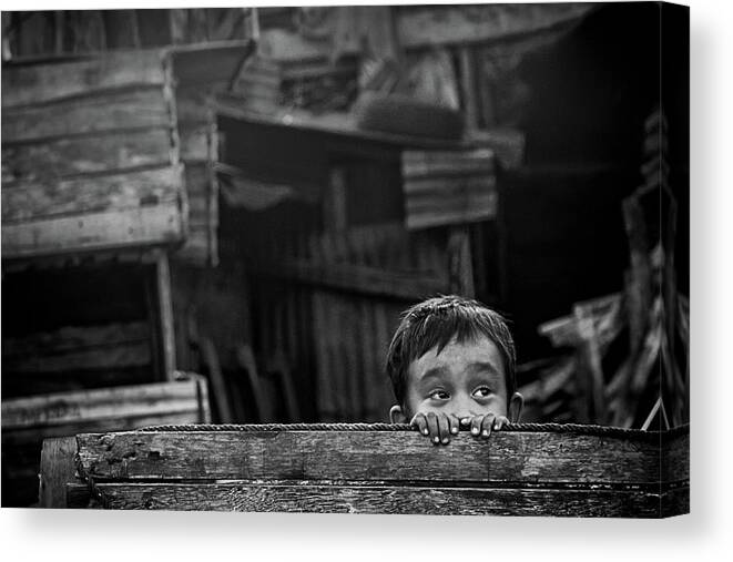 Indonesia Canvas Print featuring the photograph I See The Outside World by M. Ramdhani Rusdi