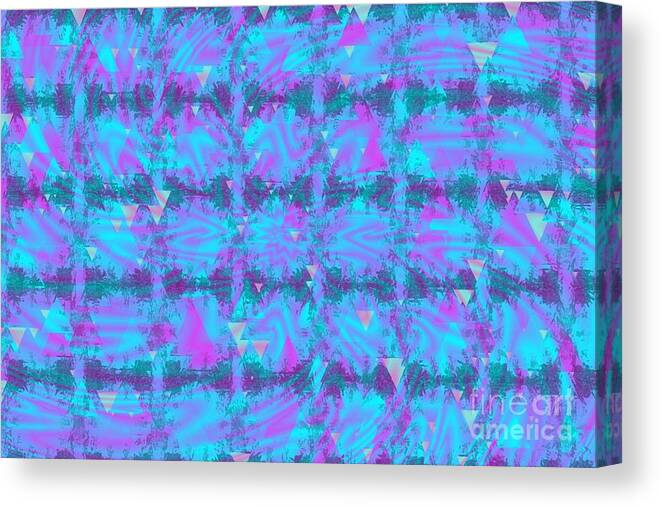 Ice Canvas Print featuring the digital art Ice Cold Winter by Bill King